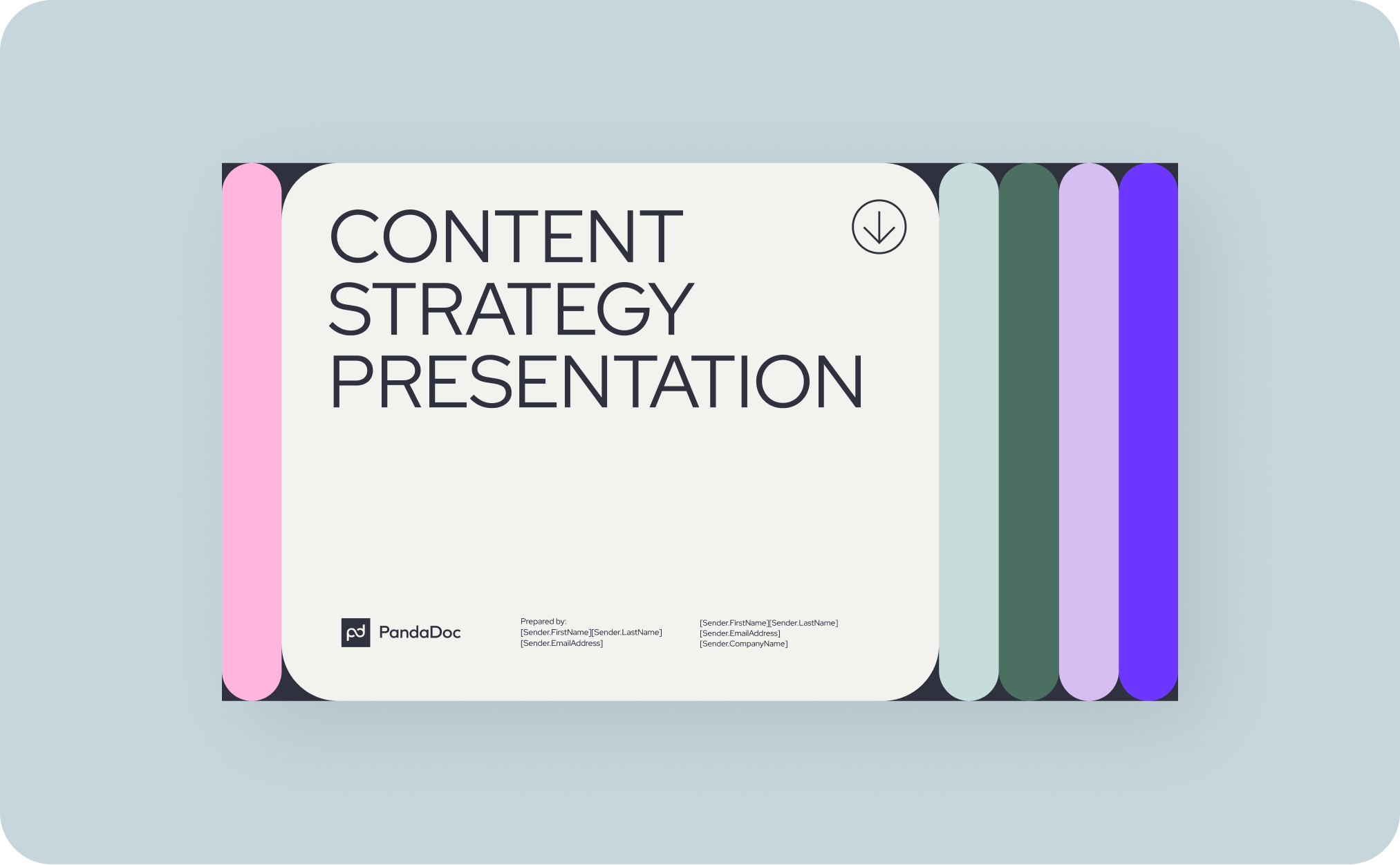 Content Strategy Presentation PandaDoc