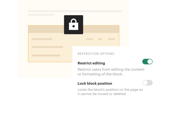 Document Content Locked