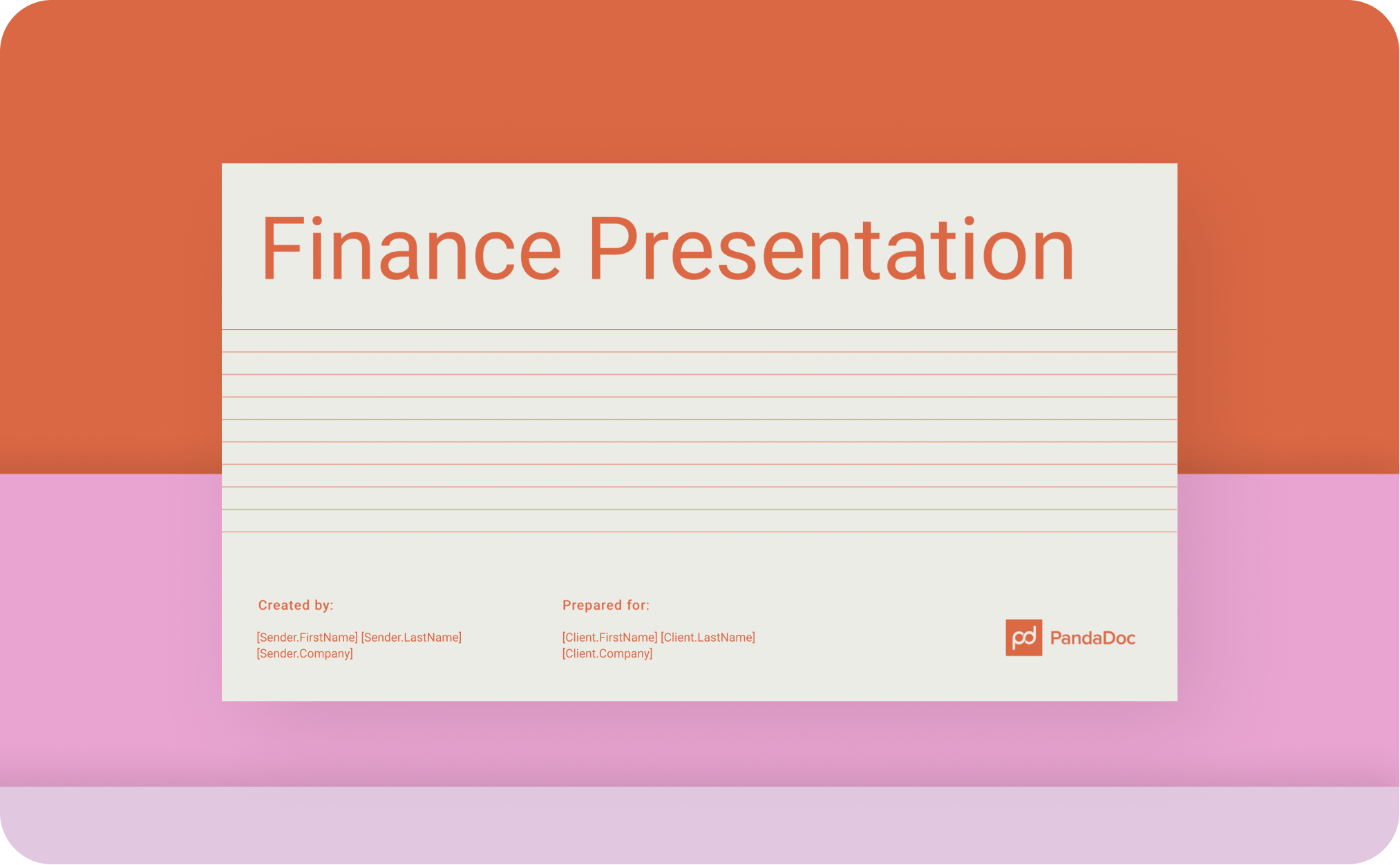 Finance Presentation PandaDoc