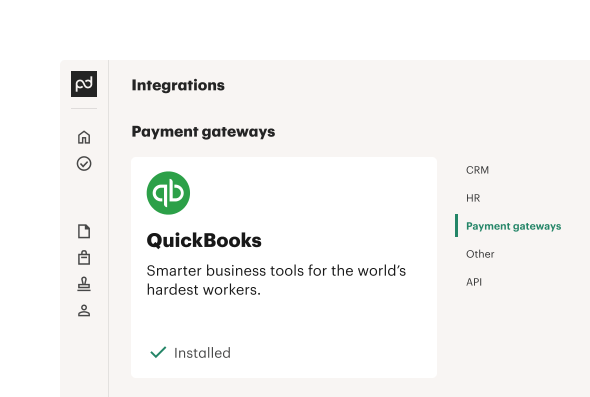 Integrations Quickbooks