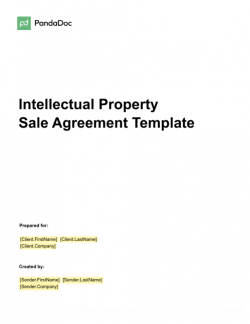 Intellectual Property Sale Agreement Template