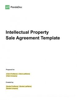 Intellectual deals property agreement