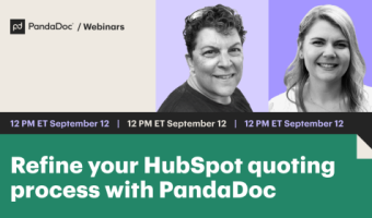 Refine your HubSpot quoting process with PandaDoc