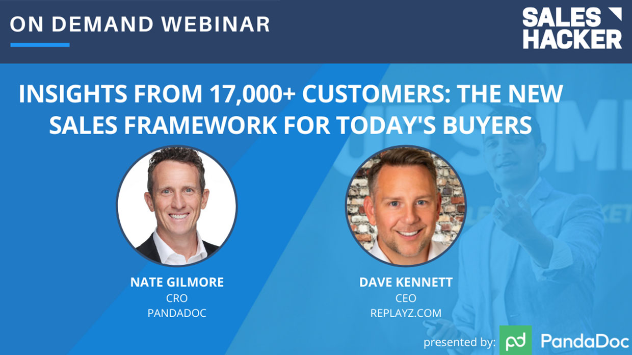 PandaDoc and Sales Hacker: The New Sales Framework for Buyers
