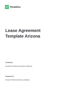 <strong>Lease Agreement Template Arizona</strong>
