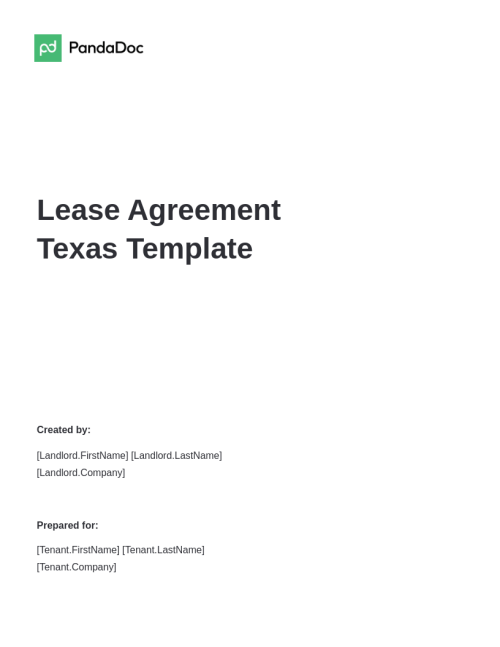 Texas Lease Agreements 