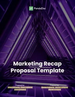 Marketing Recap Proposal