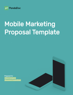 Mobile Marketing Proposal Template