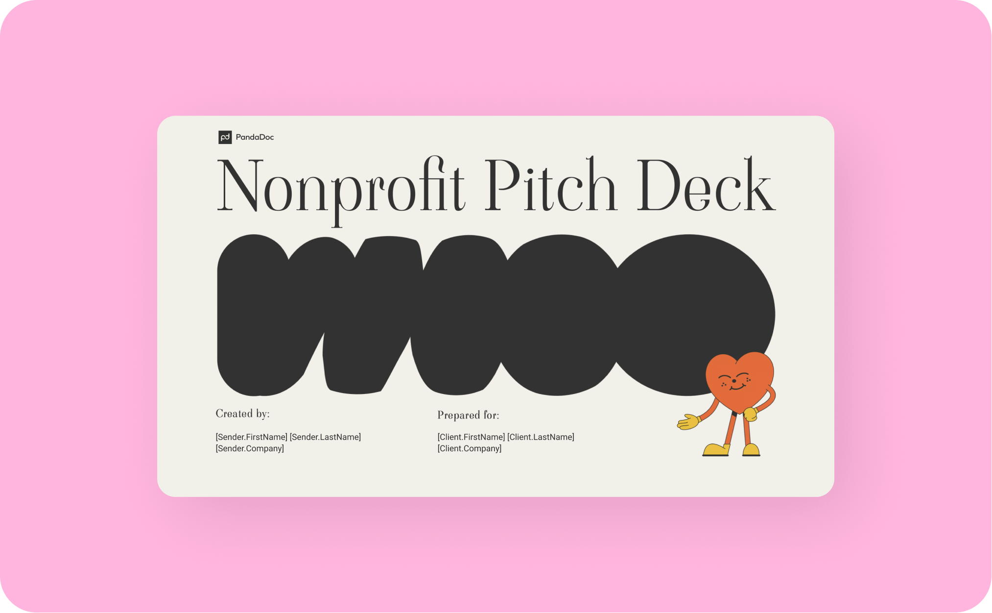 Nonprofit Pitch Deck PandaDoc