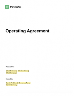 OPERATING AGREEMENT