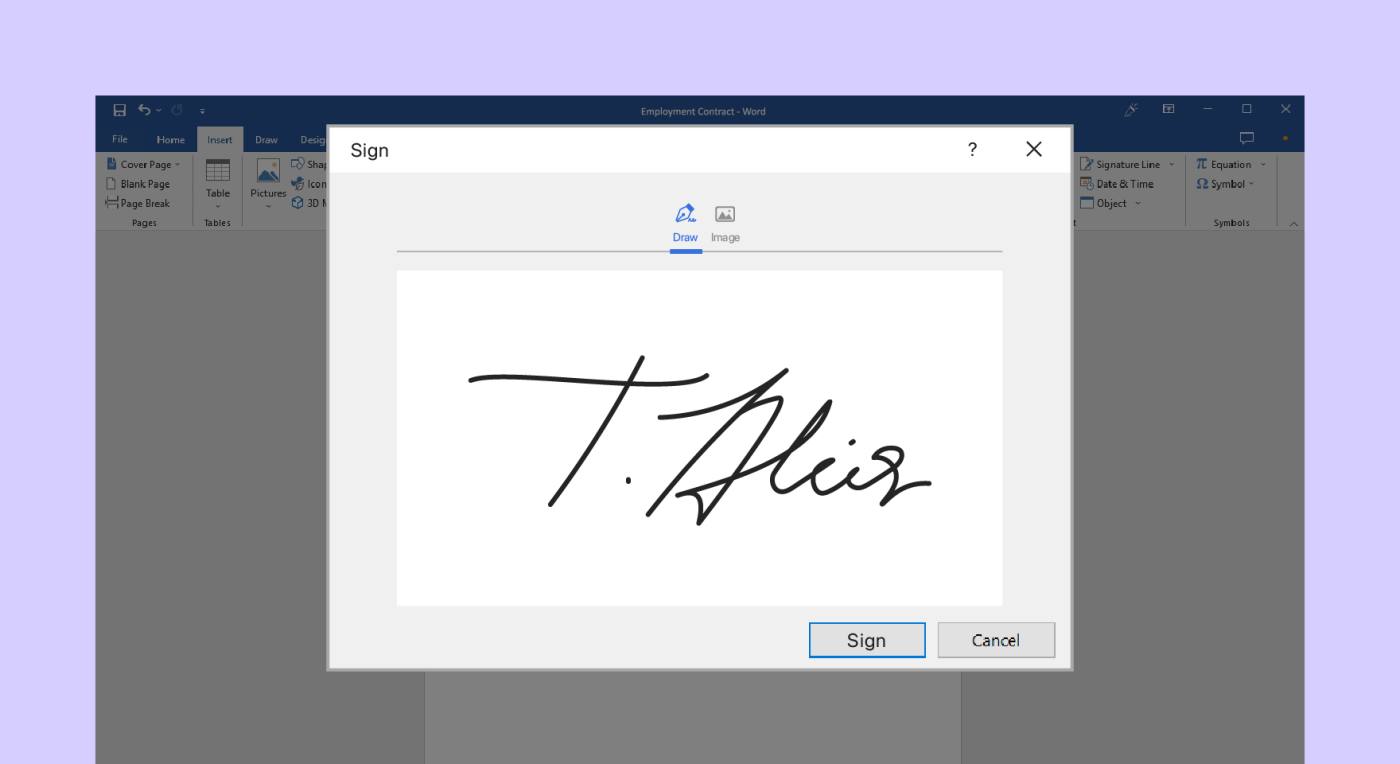 How to Add a Digital Signature to a Word Document - Jajat Blog