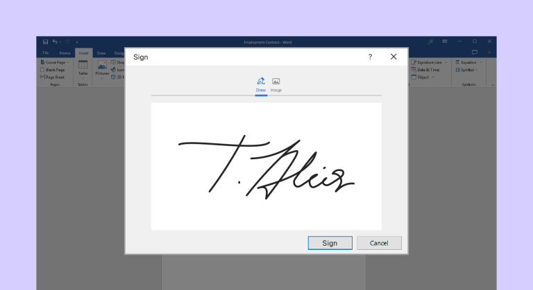 How to Create an Electronic Signature in Microsoft Word [2024 Overview]