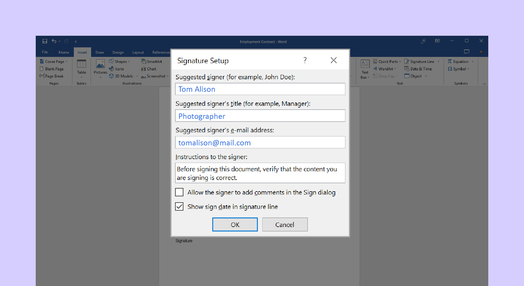 How to Create an Electronic Signature in Microsoft Word [2024 Overview]