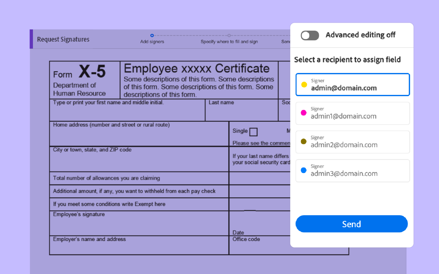 Sign using Adobe Acrobat