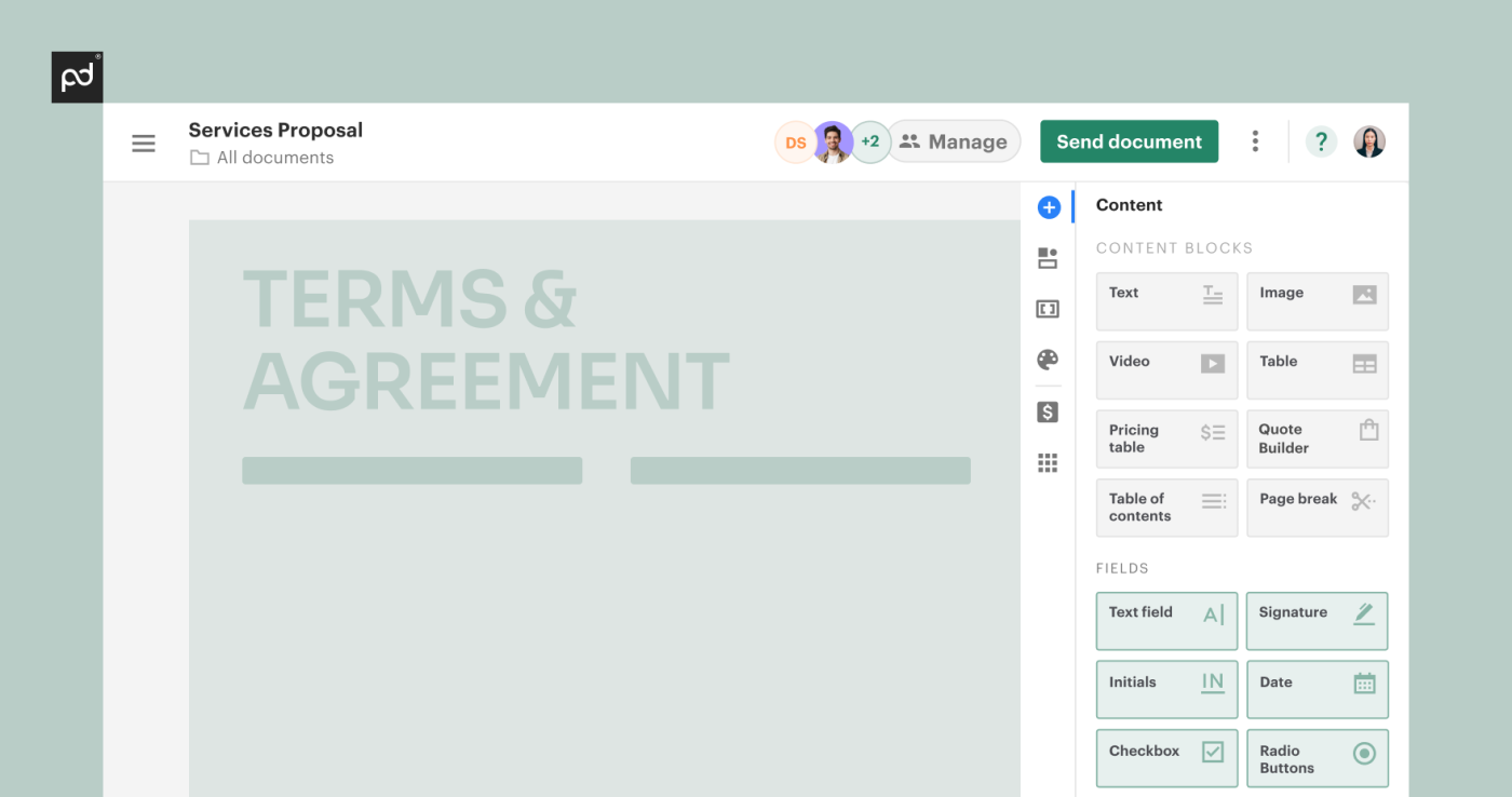 Upload the document you want to sign by either dragging it into the upload area or clicking Choose A Local File