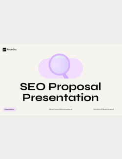 SEO Proposal Presentation