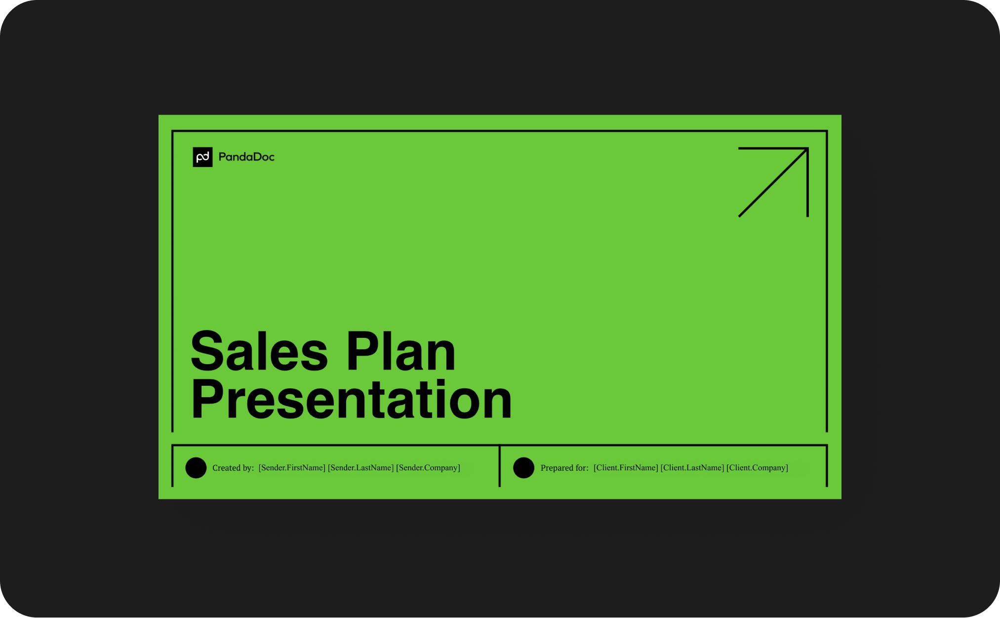 Sales Plan Presentation PandaDoc