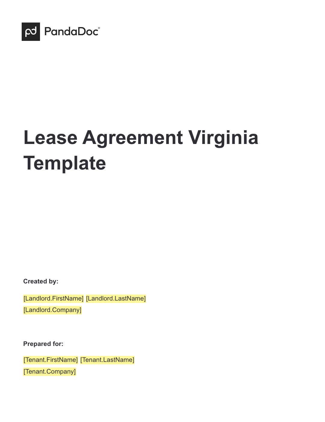 Virginia Lease Agreements 