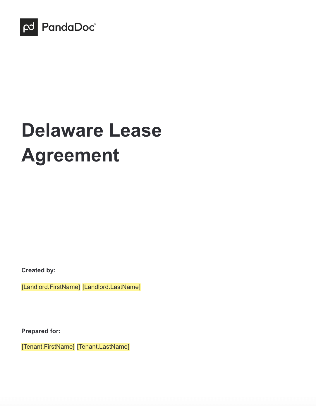 Delaware Lease Agreements