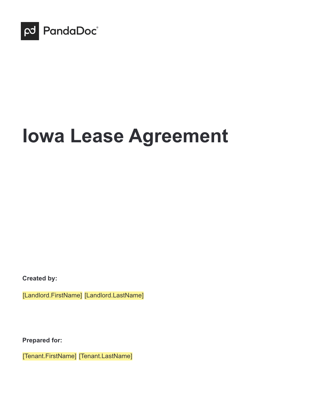 Iowa Lease Agreements