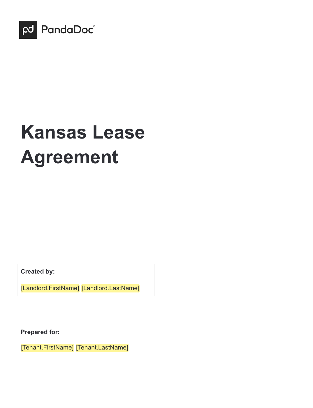 Kansas Lease Agreements