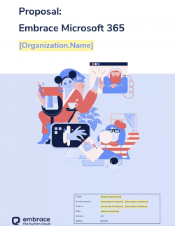Microsoft 365 Proposal Template by Embrace