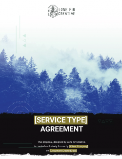 Services Agreement Template by Lone Fir Creative