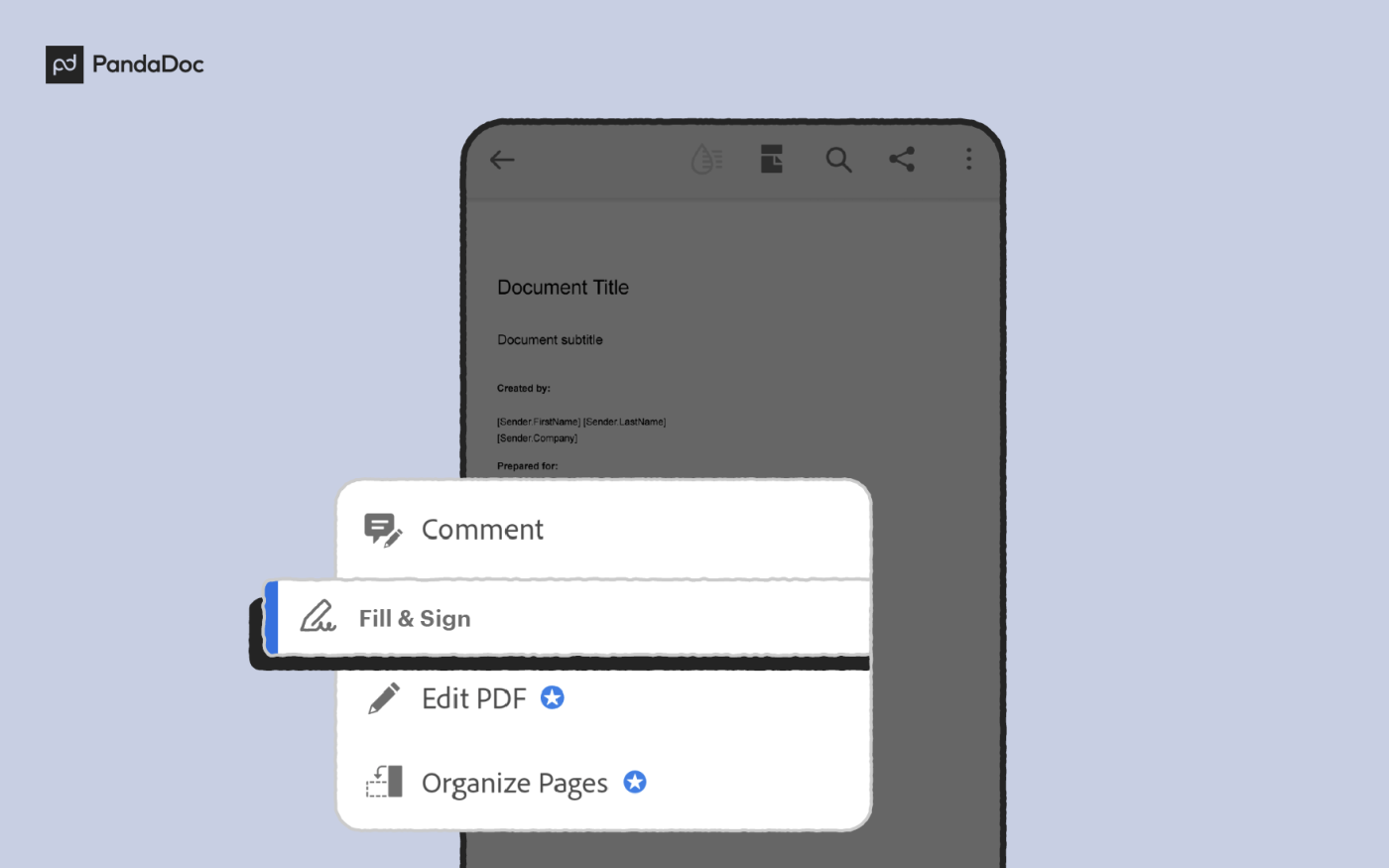 How do you sign a PDF on an android phone or tablet?