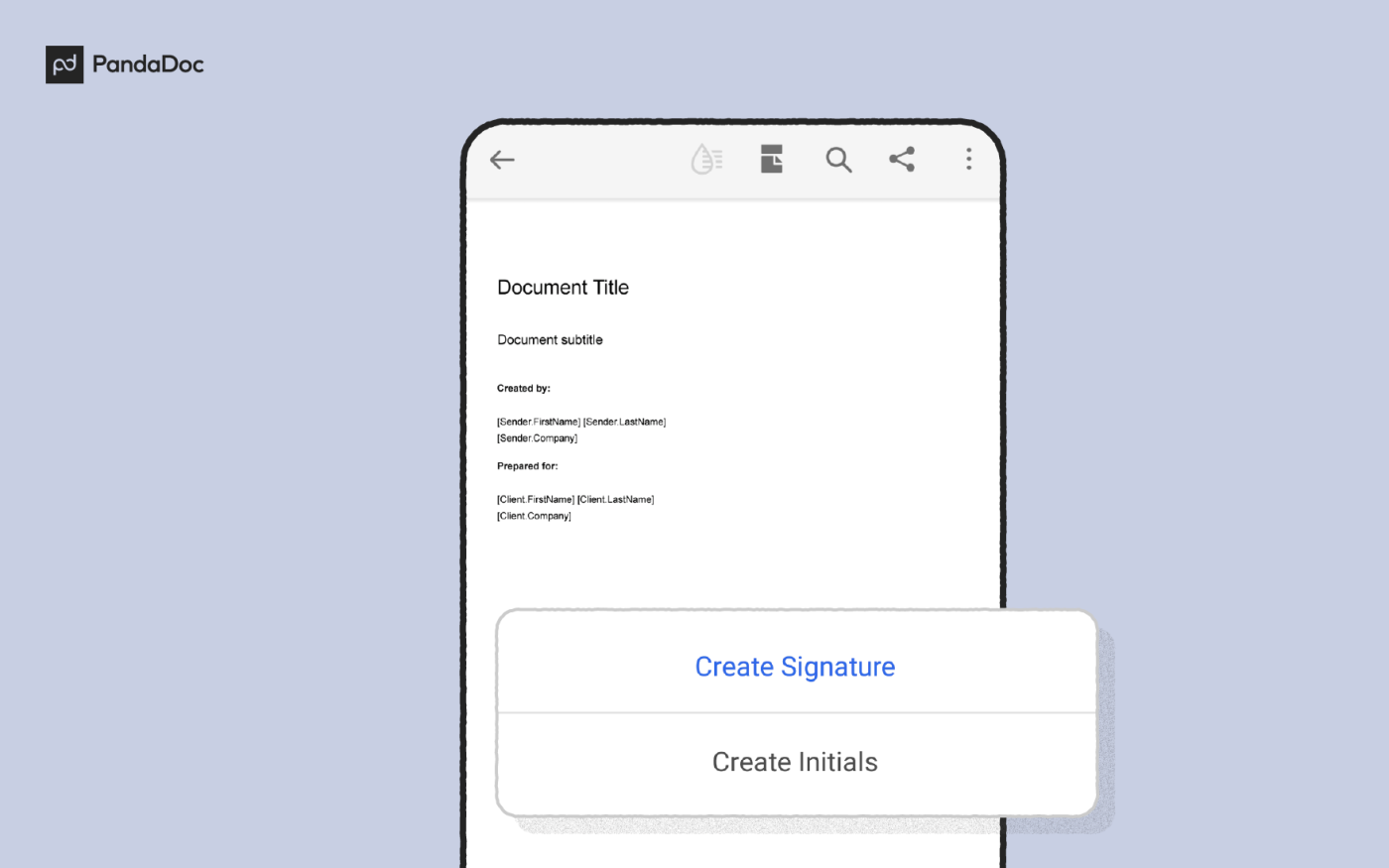 How do you sign a PDF on an android phone or tablet?