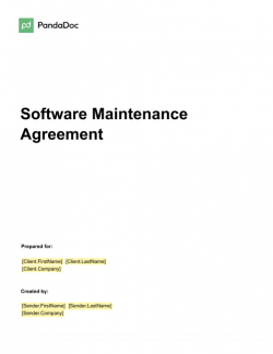 simple service level agreement template