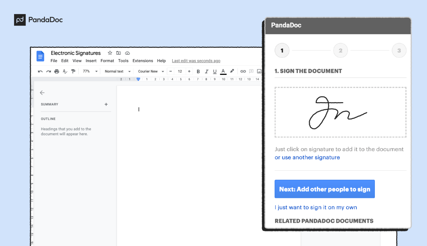 How to Easily Insert Signatures in Google Docs