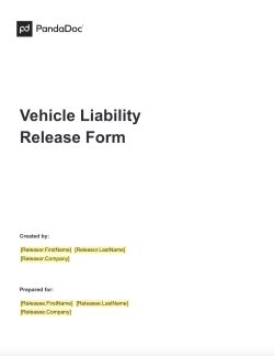 liability agreement template