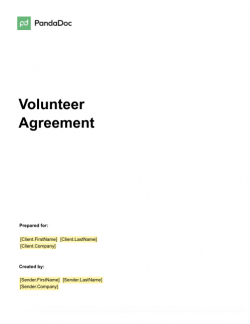 Volunteer Agreement
