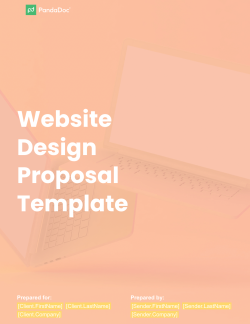 Website Design Proposal Template