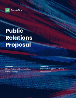 PR (Public Relations) Proposal Template