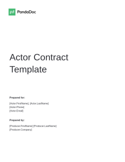 Actor Contract