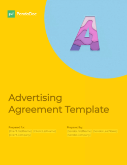 Advertising Agreement Template