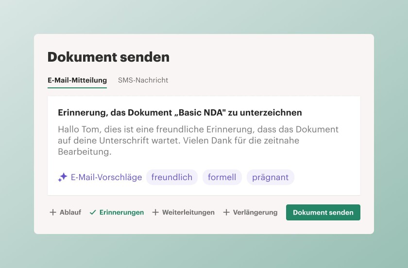DE: AI Assistant Email