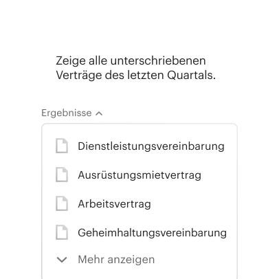 DE: AI Assistant Search