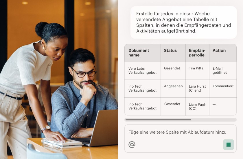 DE: AI Assistant Table
