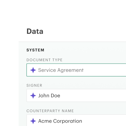 AI Contract Data Extraction