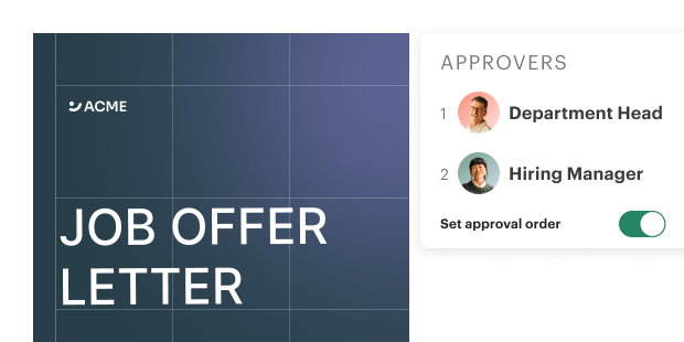 Approval Order