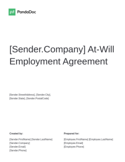 At-Will Employment Agreement