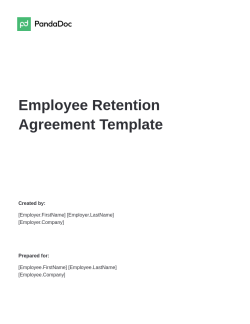 Employee Retention Agreement Template
