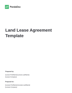 Land Lease Agreement Template
