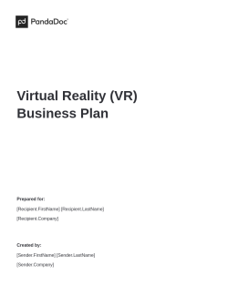 Virtual Reality (VR) Business Plan