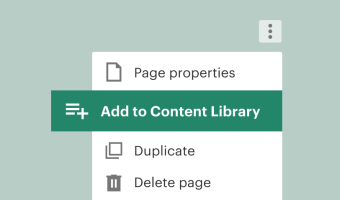 Build your content library