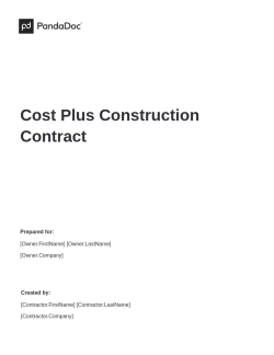 Cost Plus Construction Contract