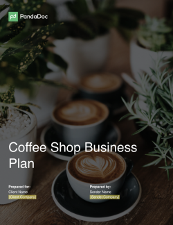 coffee shop business plan