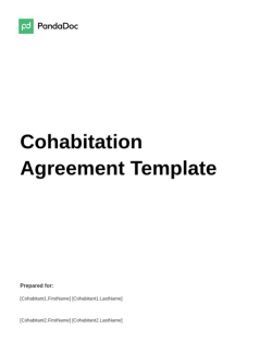 Cohabitation Agreement